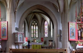 Kirche Gabsheim Innen © Tourismus GmbH "Im Herzen Rheinhessens" Kirche Gabsheim Innen © Tourismus GmbH "Im Herzen Rheinhessens"
