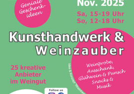 Kunsthandwerk & Weinzauber Kunsthandwerk & Weinzauber
