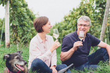Lebensfreude im Glas, © Weingut Hauck Lebensfreude im Glas, © Weingut Hauck