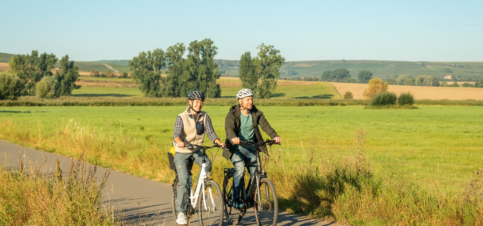 Mit dem Fahrrad unterwegs, © Rheinhessen Touristik GmbH, Fotograf Dominik Ketz Mit dem Fahrrad unterwegs, © Rheinhessen Touristik GmbH, Fotograf Dominik Ketz