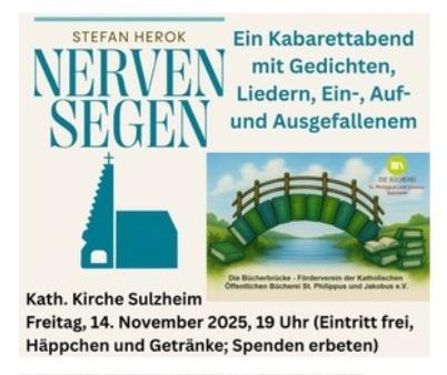 Kabarettabend mit Stefan Herok: „NervenSegen“ © Patmos-Verlag