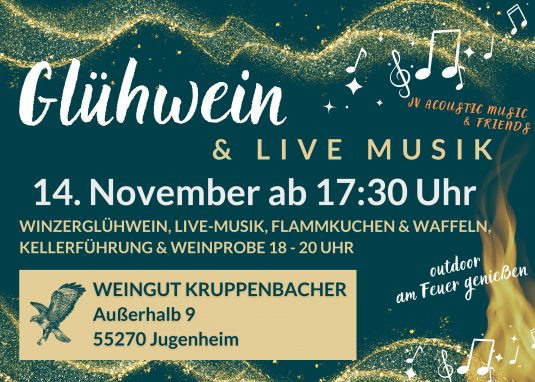 Gl&uuml;hwein am Feuer &copy; Anna-Sophia Kruppenbacher