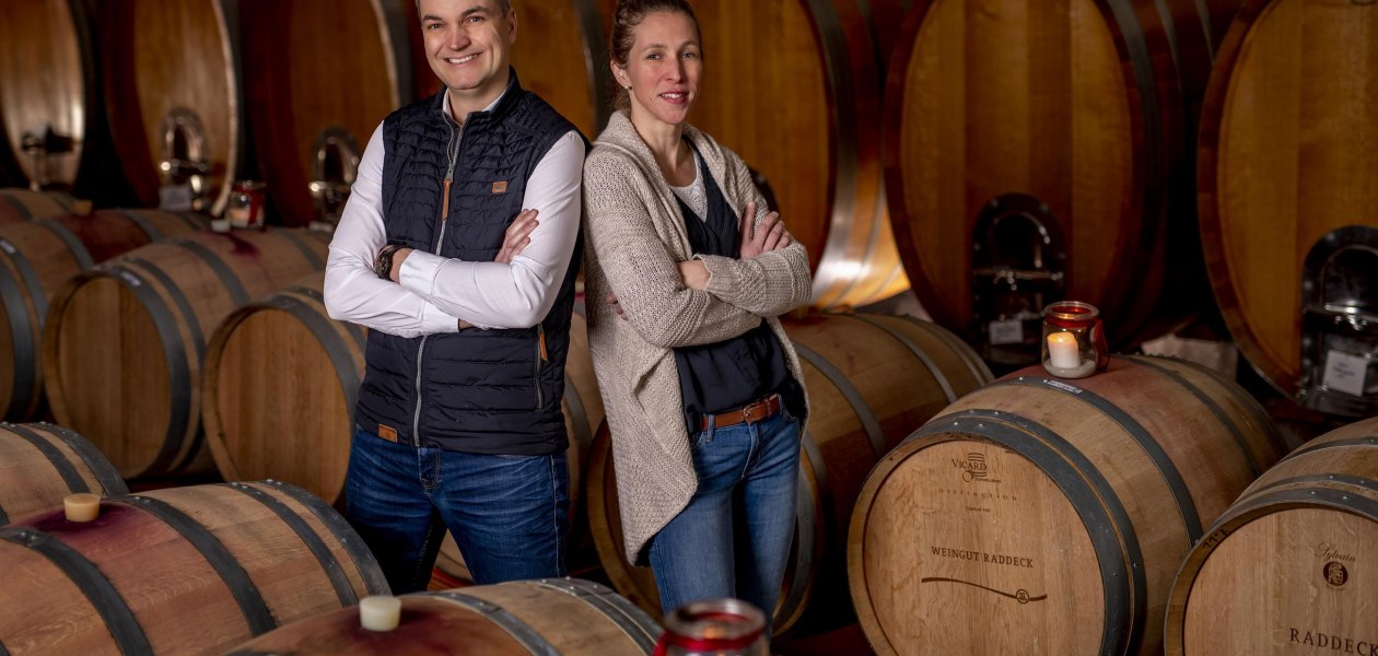 Stefan und Anna Raddeck, © Weingut Raddeck