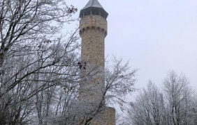 Wartbergturm im Winter © TI Alzey/Best