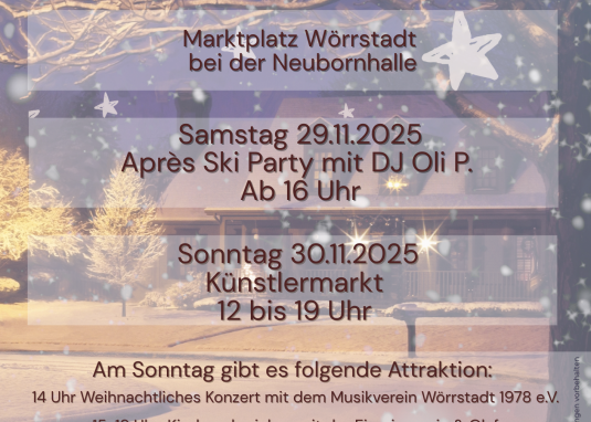 Wörrstädter Weihnachtsmarkt 2025 © Wörrstädter Interessengemeinschaft e.V.