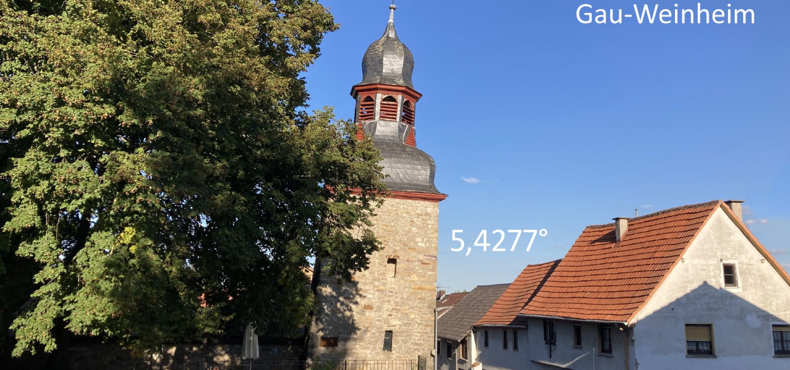 Glockenturm Schiefer Turm Gau Weinheim, © Angelika Friedrich