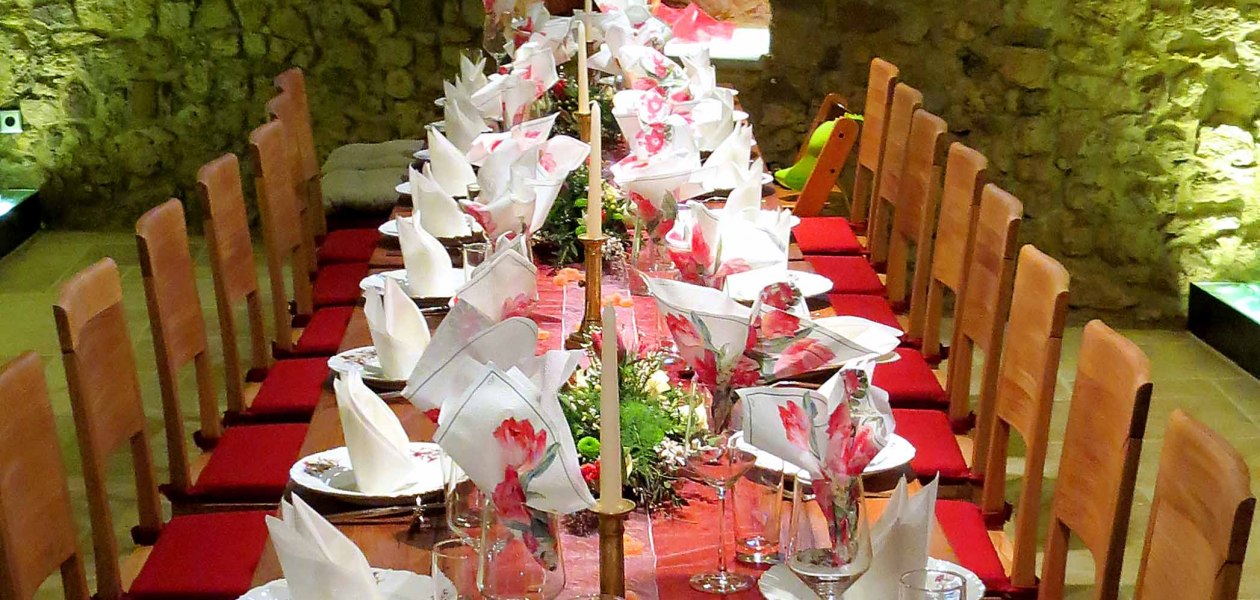 Weingut Dechent_Tisch eingedeckt, &copy; Weingut Dechent