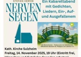 Kabarettabend mit Stefan Herok: „NervenSegen“, © Patmos-Verlag