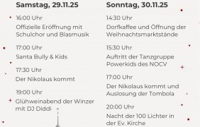 Plakat Weihnachtsmarkt Saulheim 1