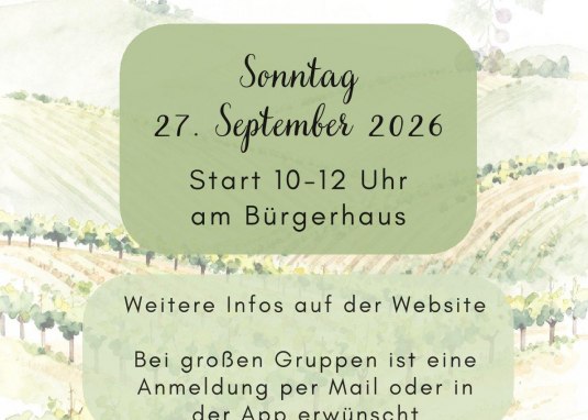 orientierungs weinwanderung &copy; TuS 1879 Saulheim