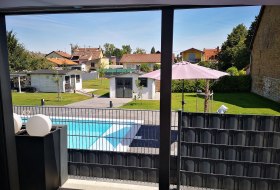 Ferienwohnung Haus Artus Blick von Terrasse