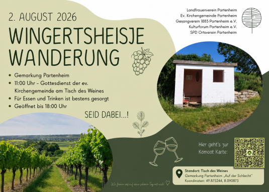 Wingertsheisje Wanderung &copy; Evagelische Kirchengemeinde