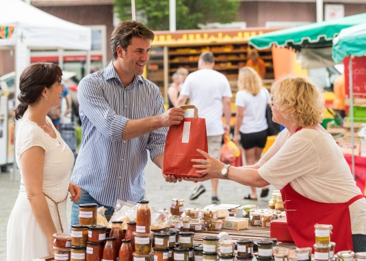 Wochenmarkt © Rheinhessen-Touristik GmbH, Dominik Ketz