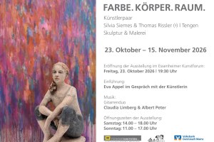 Kunstausstellung Farbe.K&ouml;rper. Raum, &copy; Silvia Siemes