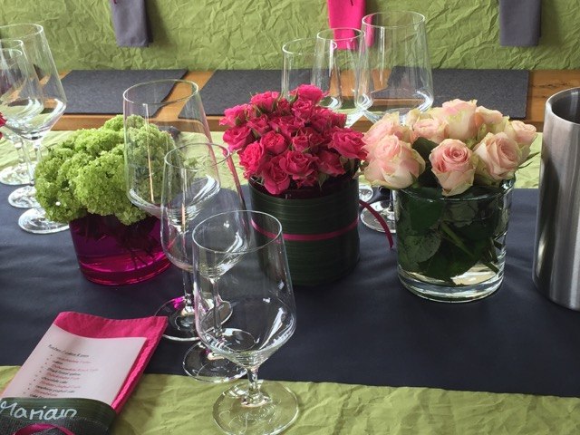 Weingut Lahm_Tischdekoration, &copy; Weingut Lahm