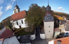 Drohnenaufnahme Glockenturm