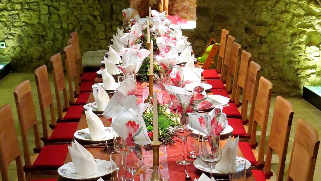 Weingut Dechent_Tisch eingedeckt, &copy; Weingut Dechent