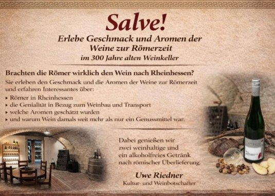 Weine zur R&ouml;merzeit &copy; Uwe Riedner