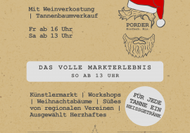 Weihnachtsmarkt Porderhof 2025