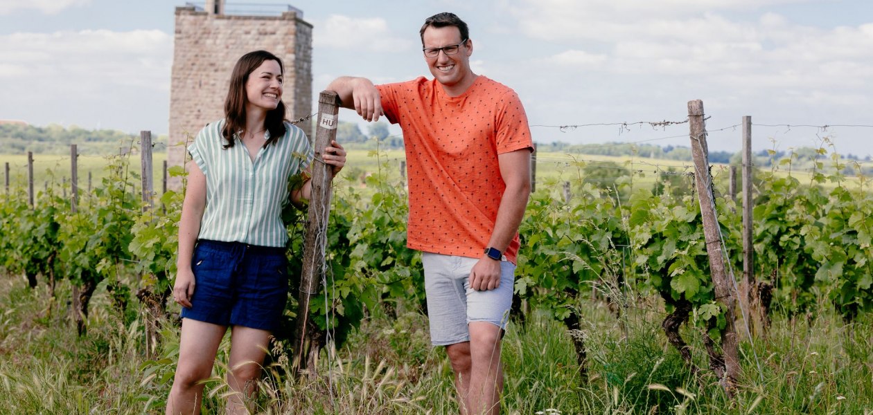 Weingut Fritz Ekkehard Huff_Christine und Jeremy, &copy; Jason Sellers
