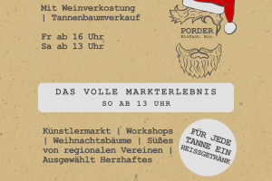 Weihnachtsmarkt Porderhof 2025